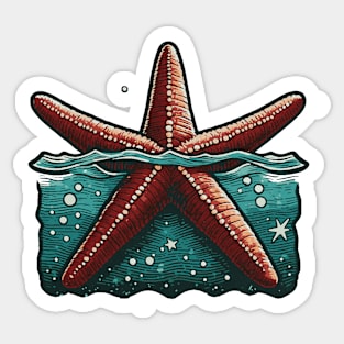 Starfish Undersea Sticker